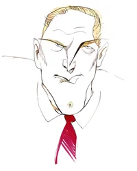 Kirk Douglas - caricature de l